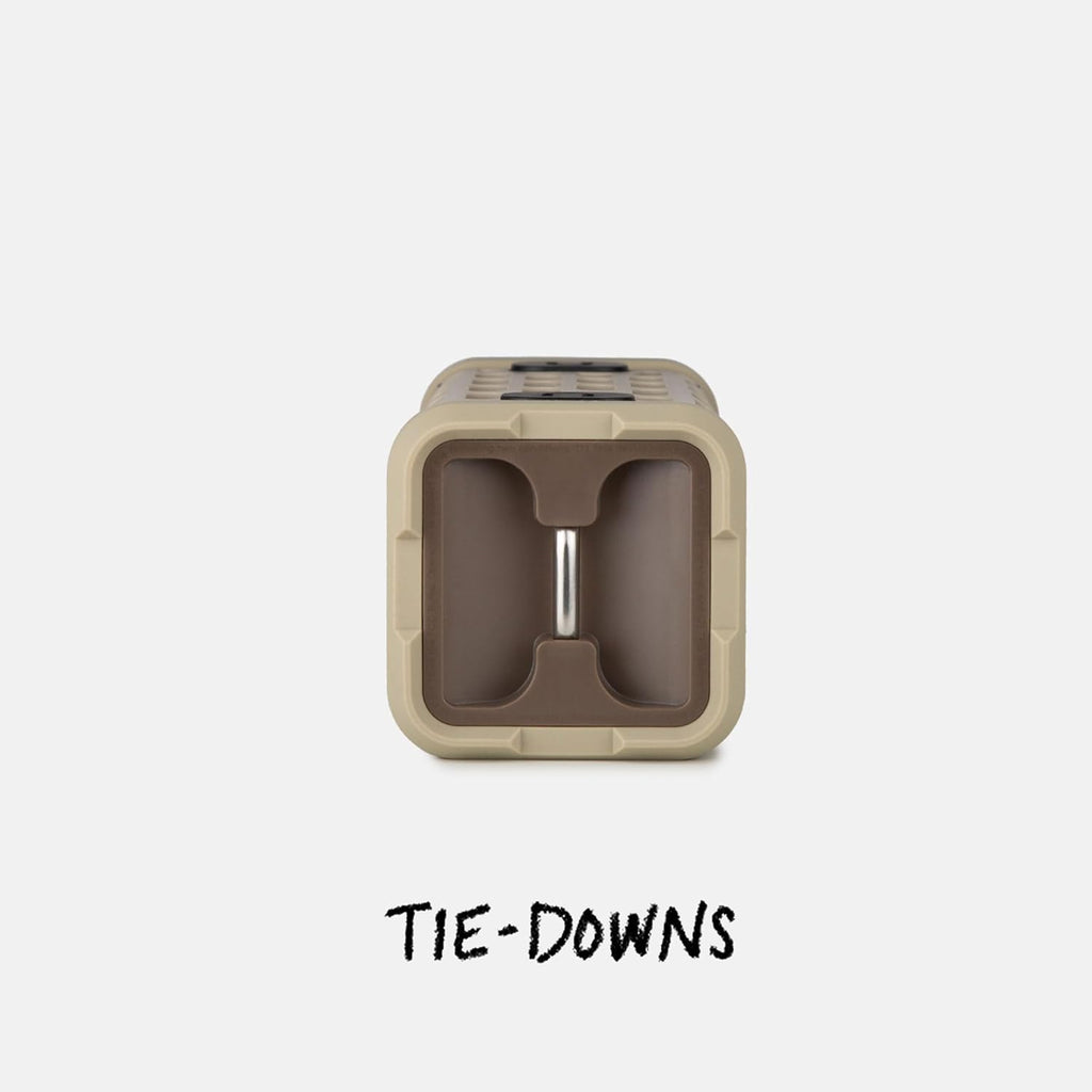 Turtlebox Ranger, Ultra-Portable Bluetooth Speaker, Waterproof, Tan