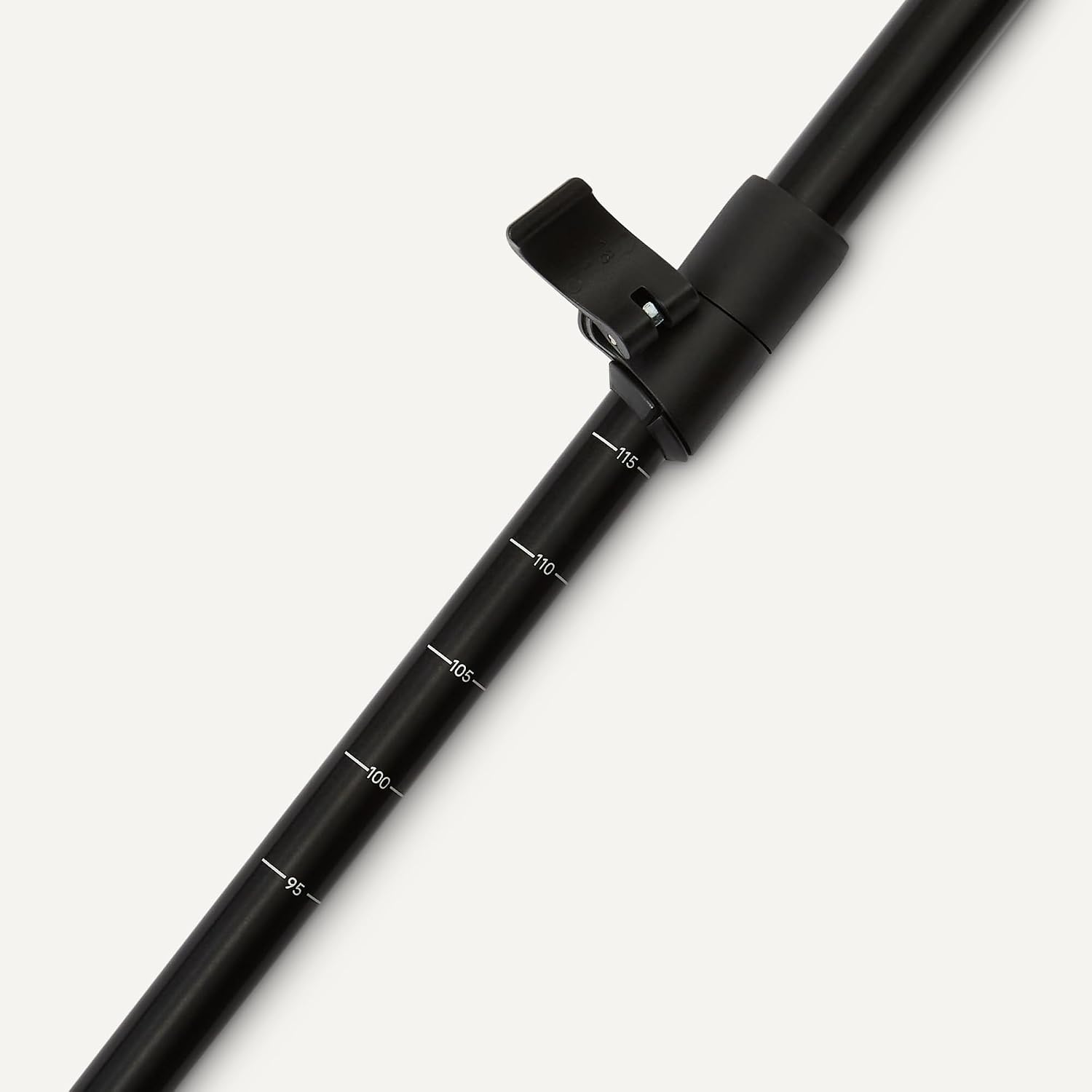 Amazon Basics Trekking Poles, Lightweight Collapsible Hiking Sticks with Quick Lock, EVA Grip & All-Terrain Accessories, Adjustable Aluminum, Black, 53in