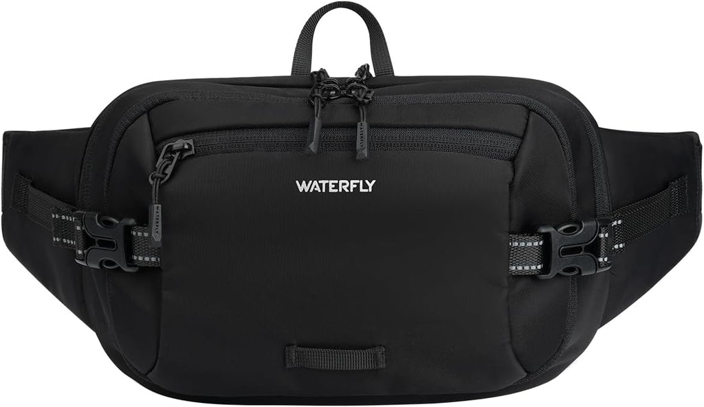 WATERFLY Fanny Pack Waist Bag: 3L Large RFID Anti-Theft for Travel