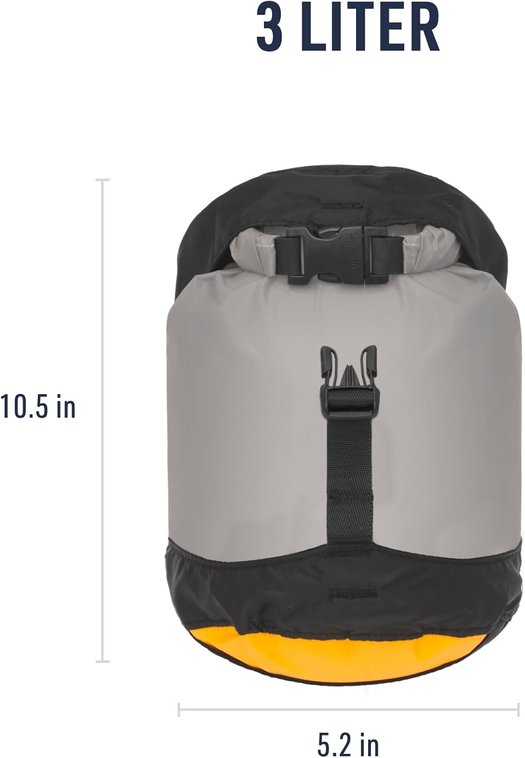 Sea to Summit eVac UL Compression Dry Bag, 3 Liter, High Rise Grey