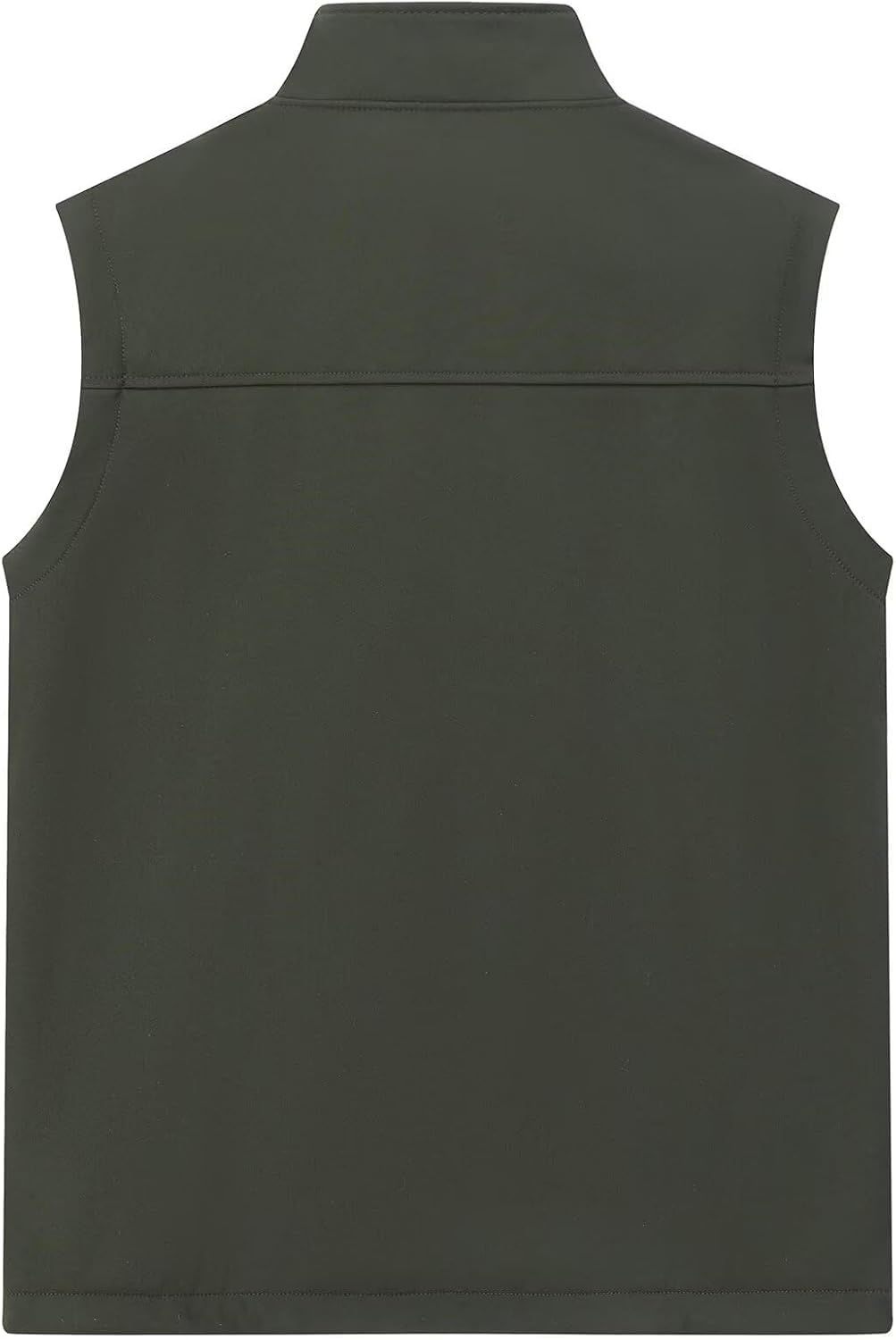 Men's Lightweight Vest Softshell Outerwear Windproof Sleeveless Jacket for Golf Running Hiking