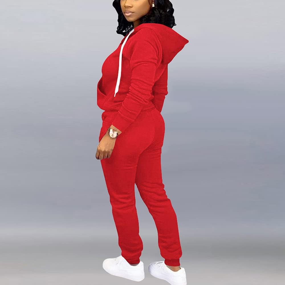Mrskoala Two Piece Outfits for Women Tracksuit Sweat Suits Workout Sets Loungewear with Pocket