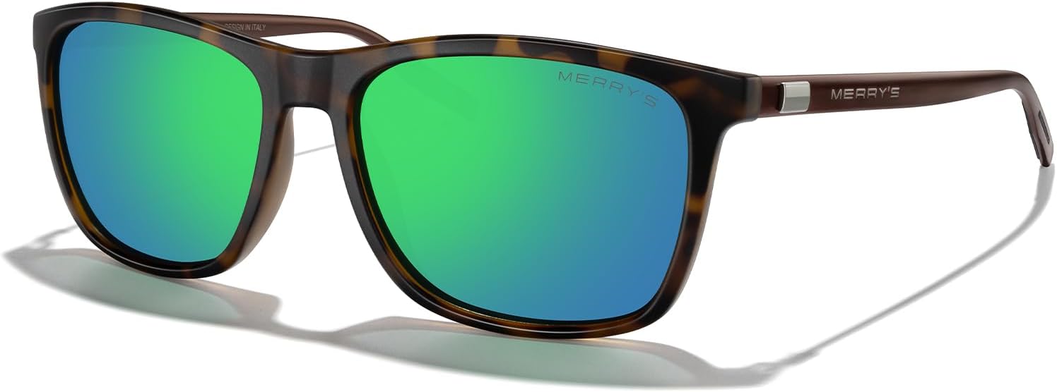 MERRY'S Unisex Polarized Aluminum Sunglasses Vintage Sun Glasses For Men/Women S8286