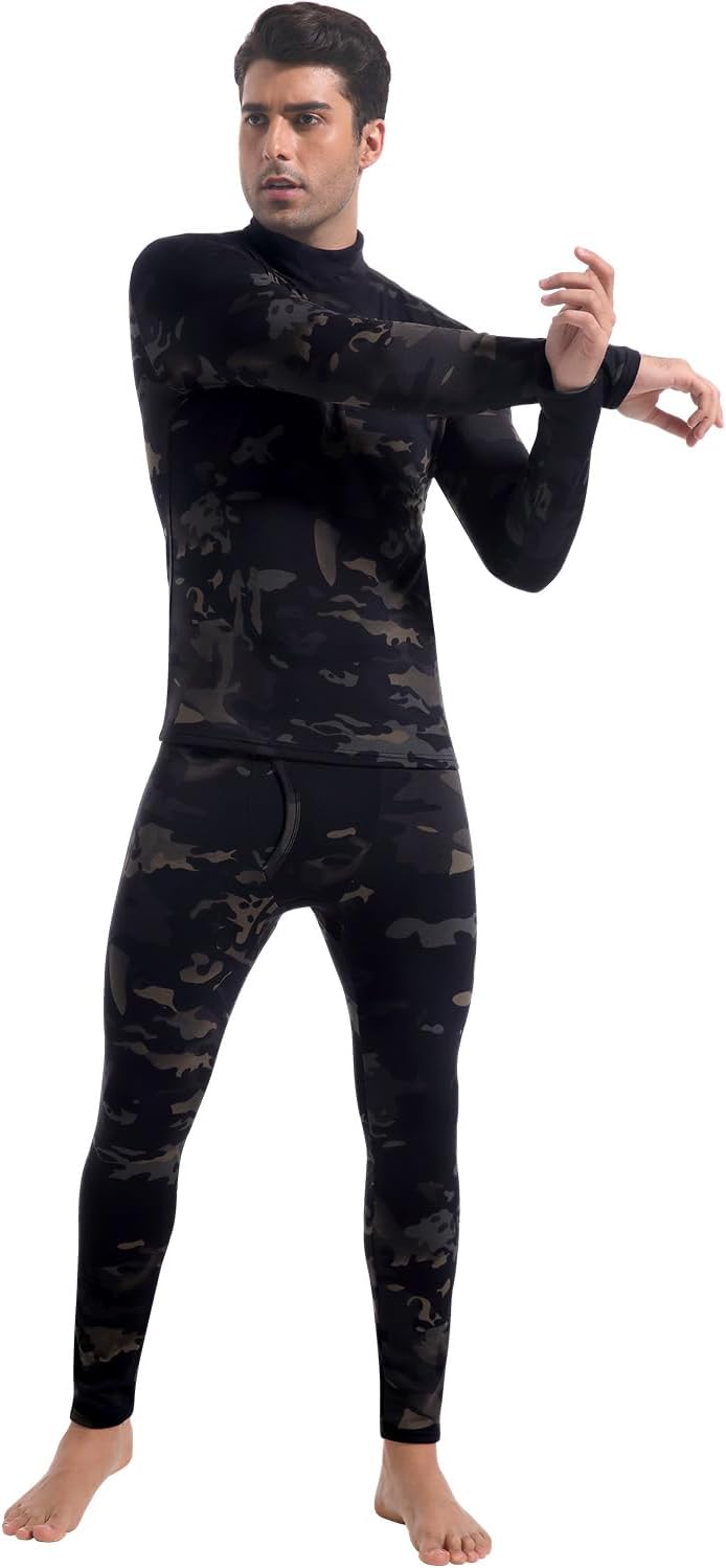 Thermal Underwear Long Johns for Men Cold Weather Base Layer Set