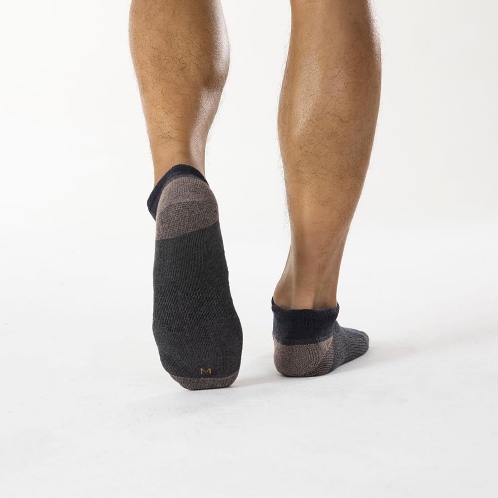 WANDER Merino Wool Ankle Running Hiking Socks Lightweight No Show 3 Pairs