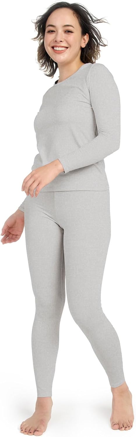 LAPASA Women's Thermal Underwear Set Light/Mid/Heavy Weight L17/ L41/L44