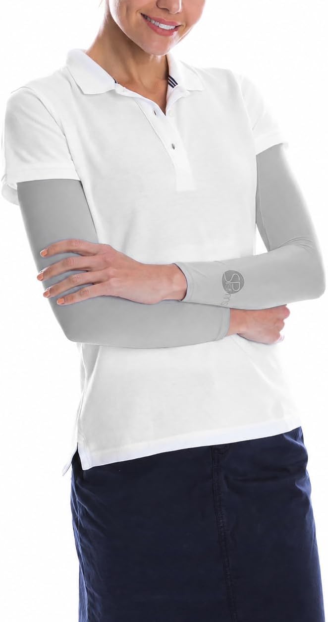 SParms Premium Sun Protection Arm Sleeves for Men and Women | Lightweight, Breathable Compression Arm Sleeves