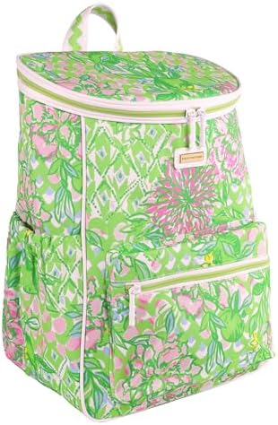 Lilly Pulitzer Insulated Backpack Cooler, Lime Feeling Good