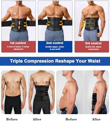 Waist Trainer Trimmer for Men Tummy Control Shapewear