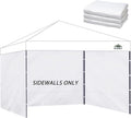 Instant Canopy Sidewalls for Pop Up Canopy Tent, 300D Waterproof Material for Outdoor Events, Vendor Booths, and Privacy (Sidewalls Only) (White, 10x10ft-3pcs)