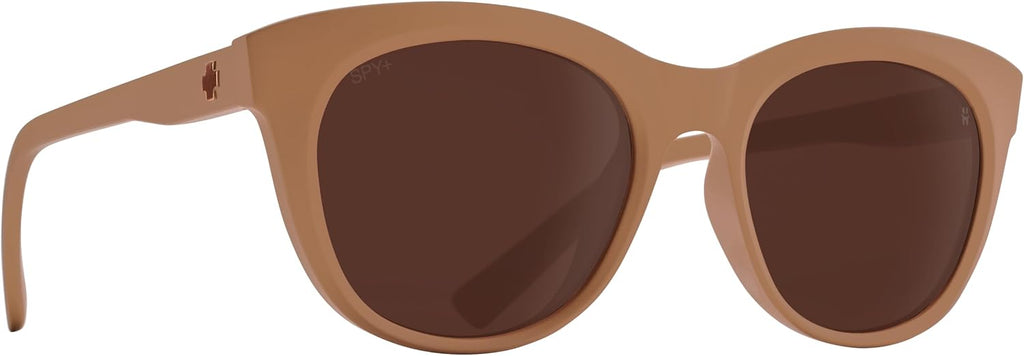 Spy Optic Boundless, Round Cat-Eye Sunglasses, Color and Contrast Enhancing Lenses