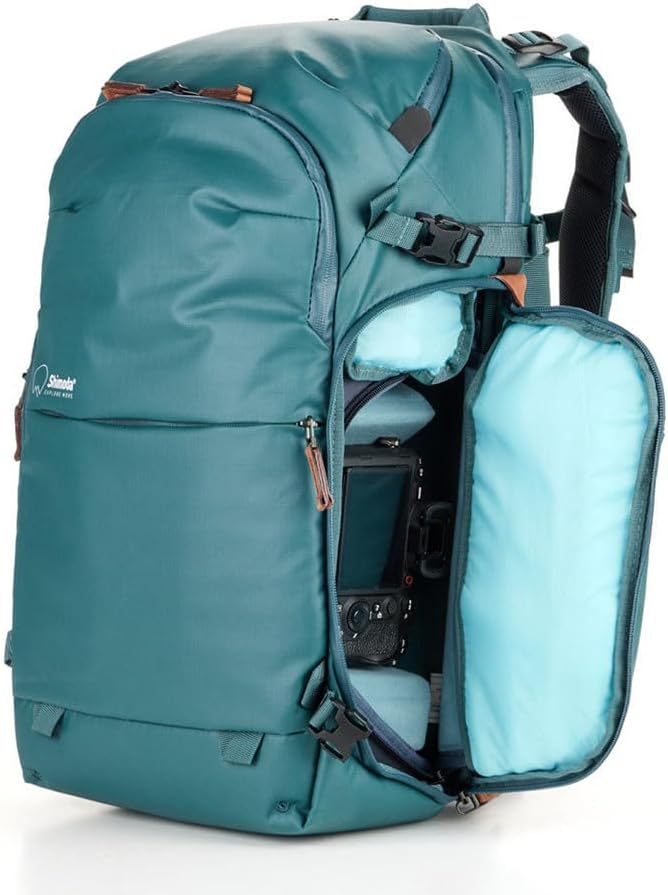 Shimoda Explore v2 25 Women's Starter Kit, Outdoor Photography Adventure Backpack with Small Mirrorless Core Unit, Fits Mirrorless and DSLR Cameras, 14-inch Laptop Sleeve, Rain Cover Included, Teal