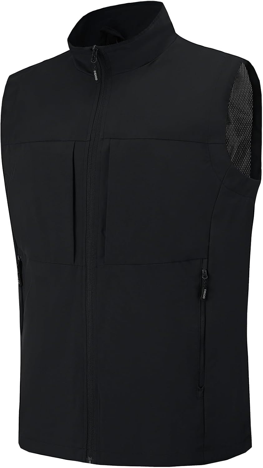Men's Lightweight Outerwear Vest Softshell Sleeveless Jacket