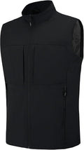 Men's Lightweight Outerwear Vest Softshell Sleeveless Jacket