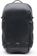 Peak Design Outdoor Backpack 18L, Black, Compact and Lightweight Frameless Daypack, 270-Degree Rear Zip, Ideal for Day Hikes, Hydration, Camera Carry & Commuting, Versatile Backpack for Men and Women