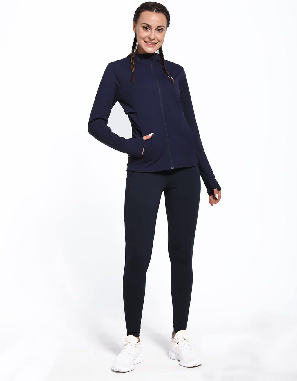 baleaf Women's Fleece Running Jacket Winter Gear Water Resistant Cycling