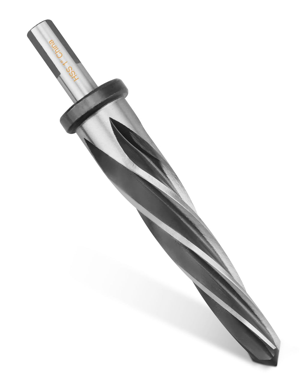 3/8" Drill Bridge/Construction Reamer Bit with 1/2" Shank HSS Taper Chucking Reamer Bit Tool for Steel Metal Wood Alloy Drilling Hole