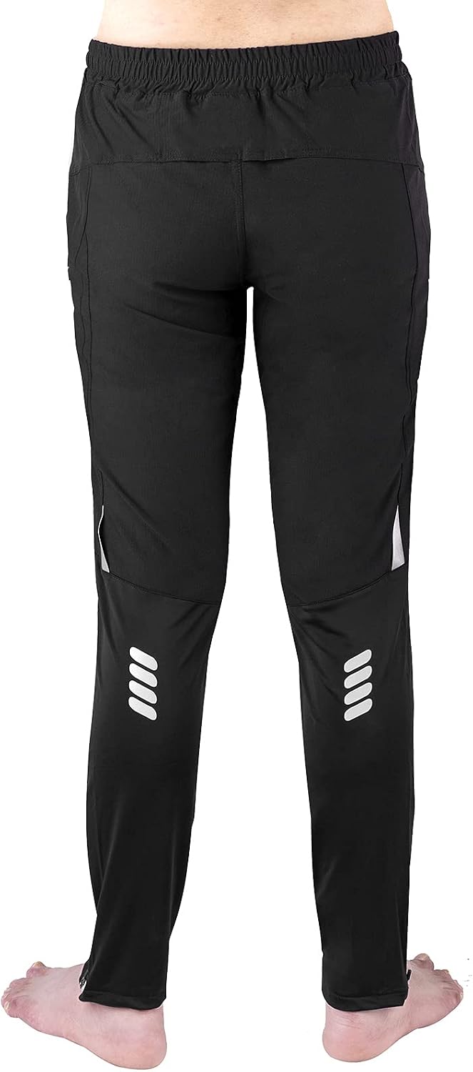 ROCKBROS Men's Cycling Pants, Windproof Quick Dry Bike Pants with Pockets