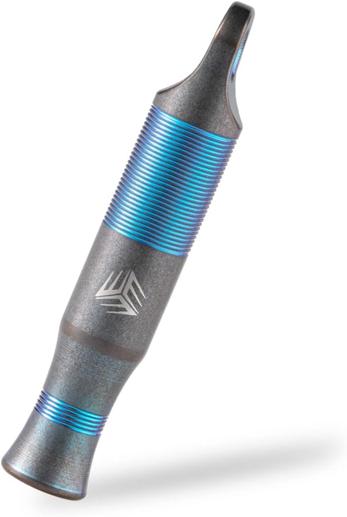 WeKnife Titanium Emergency Whistle Survival Loud, with Paracord