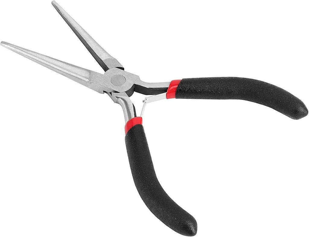 JOIKIT 15 Pack 6 Inch Long Needle Nose Pliers, Mini Precision Needle Nose Pliers Set Repair Tool for Wire Wrapping, DIY Crafts, Electronic Repair