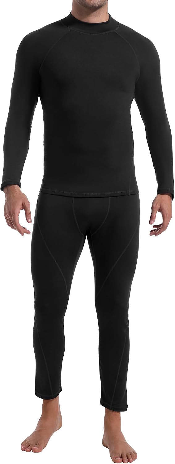 Mens Thermal Underwear Long Johns Base Layer Set Cold Weather 1/2/3 Pack