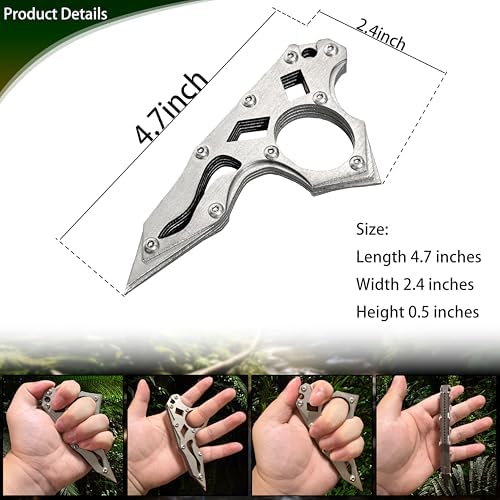 Tactical Knife Multitool - Women’s Self Defense & Survival Gift - Compact EDC Tool with Seatbelt Cutter & Window Breaker - Ideal for Mother’s Day & Birthday Gift