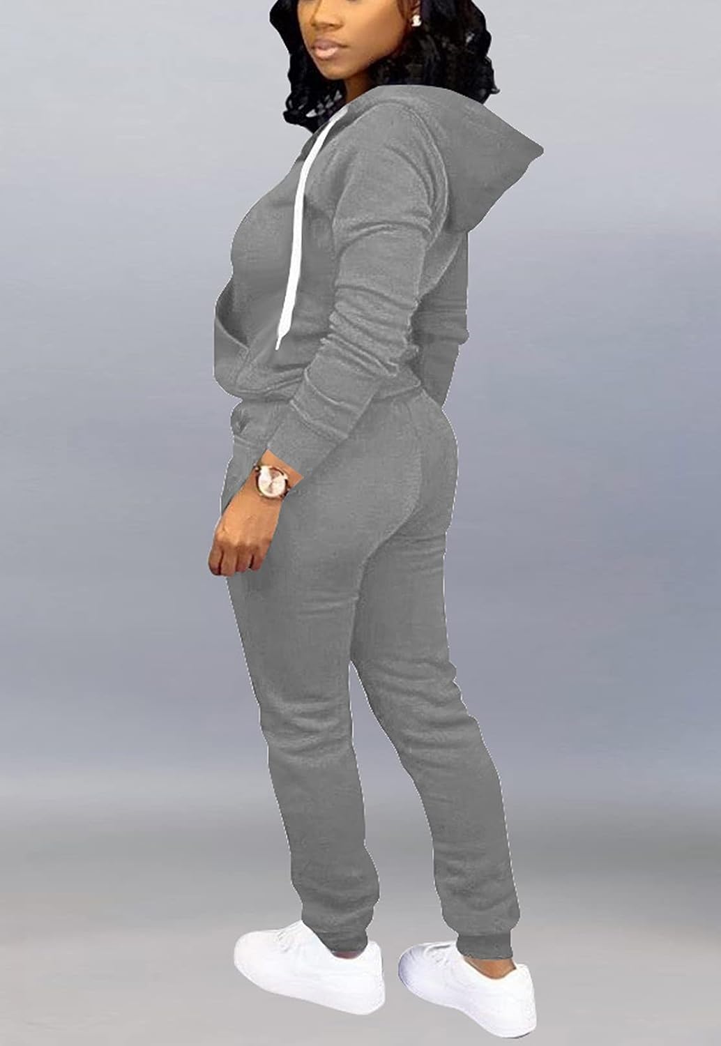 Mrskoala Two Piece Outfits for Women Tracksuit Sweat Suits Workout Sets Loungewear with Pocket