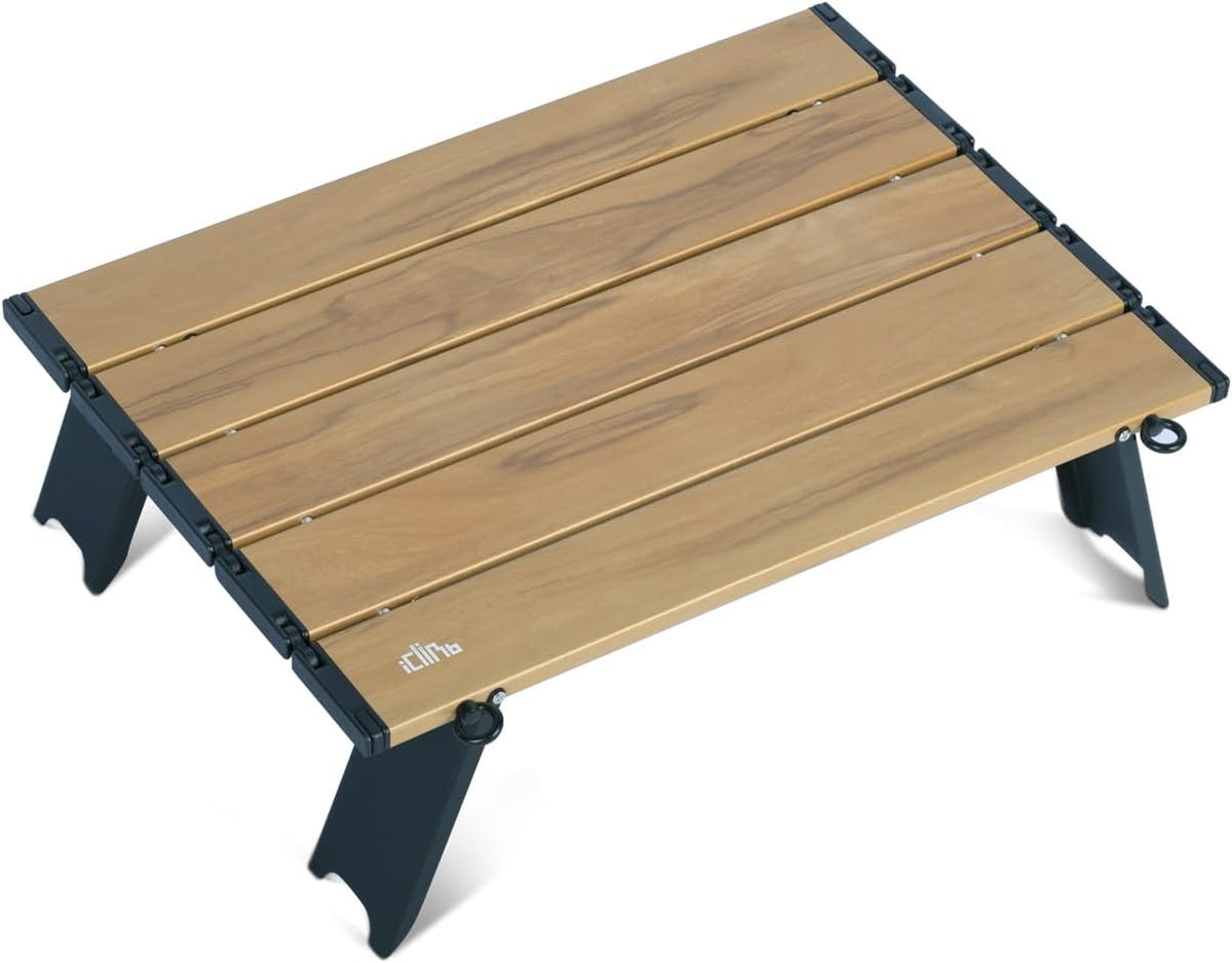 iClimb Ultralight Compact Mini Folding Alu. Table (Nature - S)