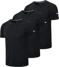 frueo Men's 1/3 Pack Workout Shirts Quick Dry Mesh Athletic T-Shirts