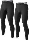 Men's Thermal Pants Long Johns Bottom Athletic Base Layer
