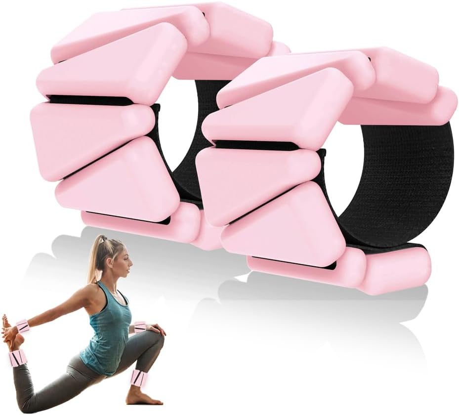 Wrist Ankle Weight for Women, Adjustable Silicone Weight Set of 2 Lbs Pair
