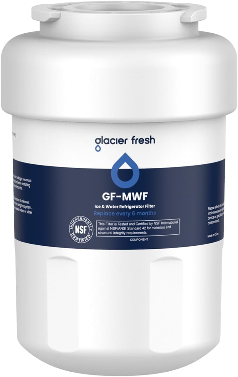 GLACIER FRESH MWF Refrigerator Water Filter Compatible with GE, 1-Pack