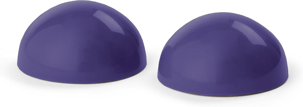 OPTP Half Balls (Pair) – Smooth Half Ball Set, Purple, 3 1/6"DIA x 1 1/2"H