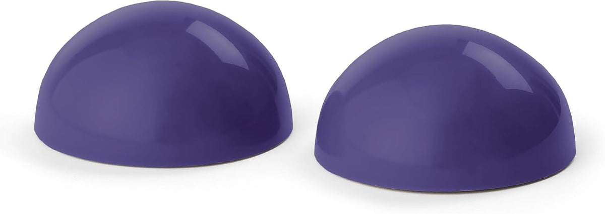 OPTP Half Balls (Pair) – Smooth Half Ball Set, Purple, 3 1/6"DIA x 1 1/2"H