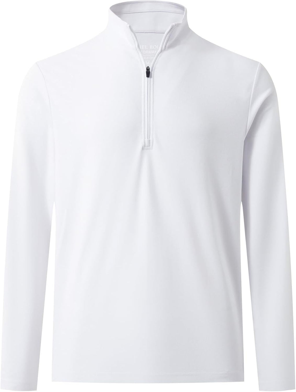 Rouen Quarter Zip Pullover Men Performance Dry Fit Athletic Casual Golf Mock Neck Long Sleeve Pullover Half Zip Sweatshirt