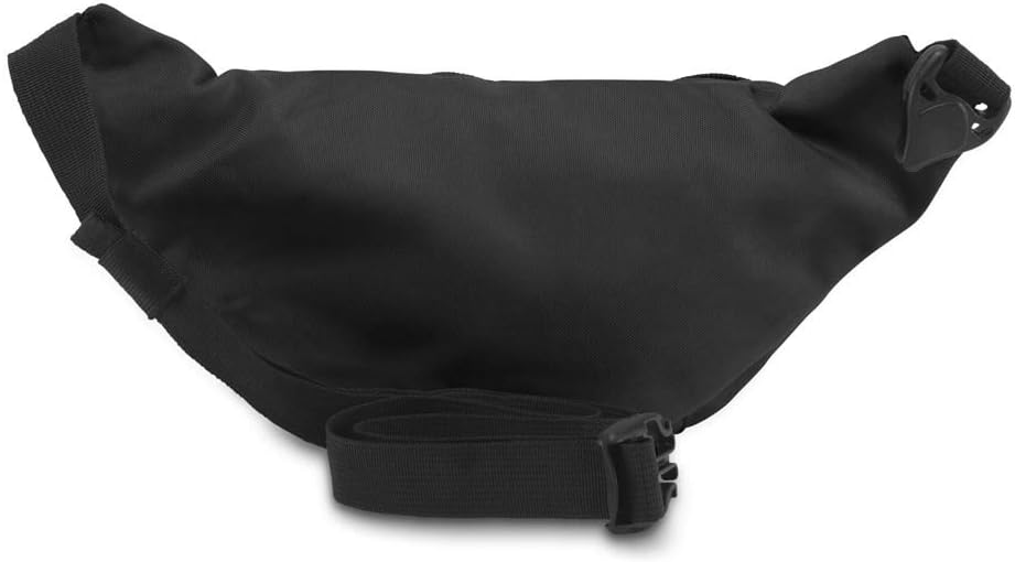 JanSport Fifth Avenue Fanny Pack Crossbody Bags for Women, Men - Stylish, Durable Waist Bag with Adjustable Belt, Main Zippered Pocket, Quick Stash Pocket, Travel Essentials, Black