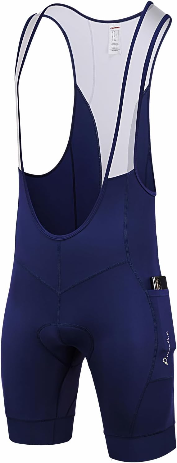 Przewalski Men’s 3D Padded Cycling Bib Shorts Bicycle Biking Bib Tights