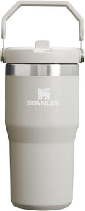 Stanley IceFlow Flip Straw Tumbler with Handle 20 oz | Twist On Lid and Flip Up Straw | Leak Resistant Water Bottle | Insulated Stainless Steel |BPA-Free | Ash