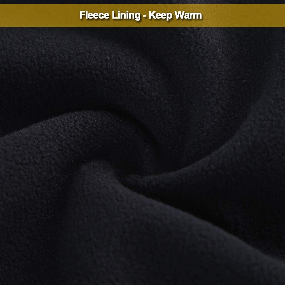 Sireck Cold Weather Balaclava Ski Mask, Water Resistant and Windproof Fleece Thermal Face Mask, Cycling Motorcycle Neck Warmer Hood Winter Gear for Men Women