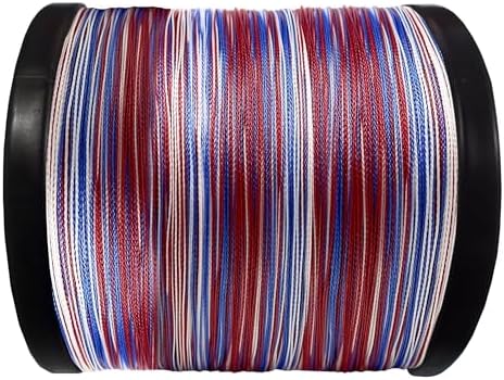 Reaction Tackle Braided Fishing Line - Pro Grade Power Performance for Saltwater or Freshwater Fish - Colored Fishing Line Braid for Extra Visibility