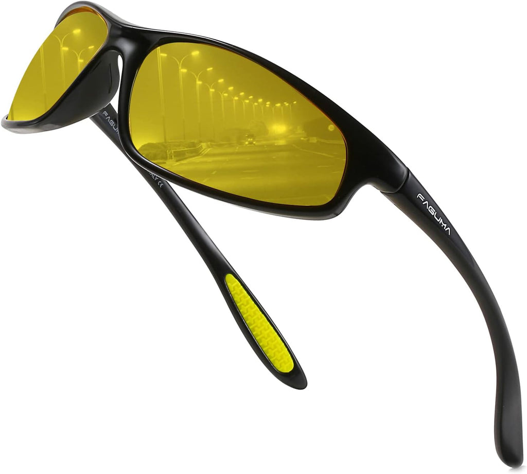 FAGUMA Polarized Sports Sunglasses For Men UV400 Protection