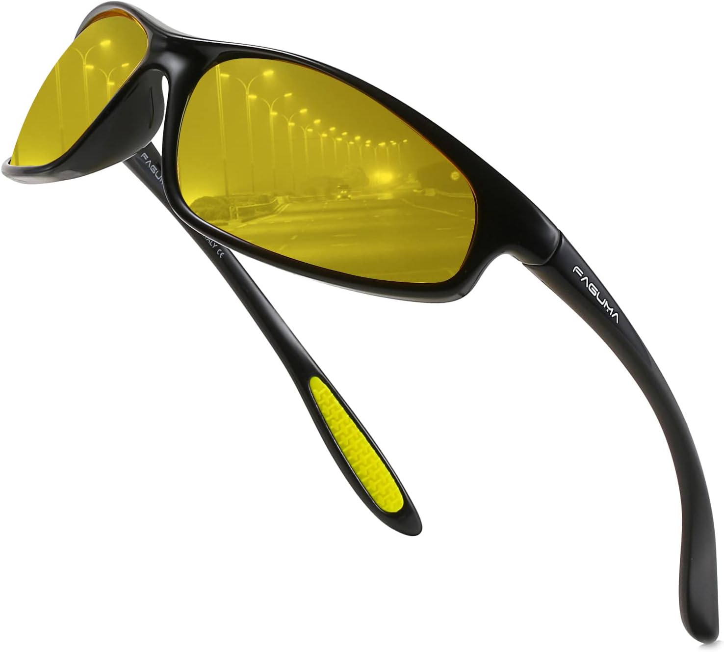 FAGUMA Polarized Sports Sunglasses For Men UV400 Protection