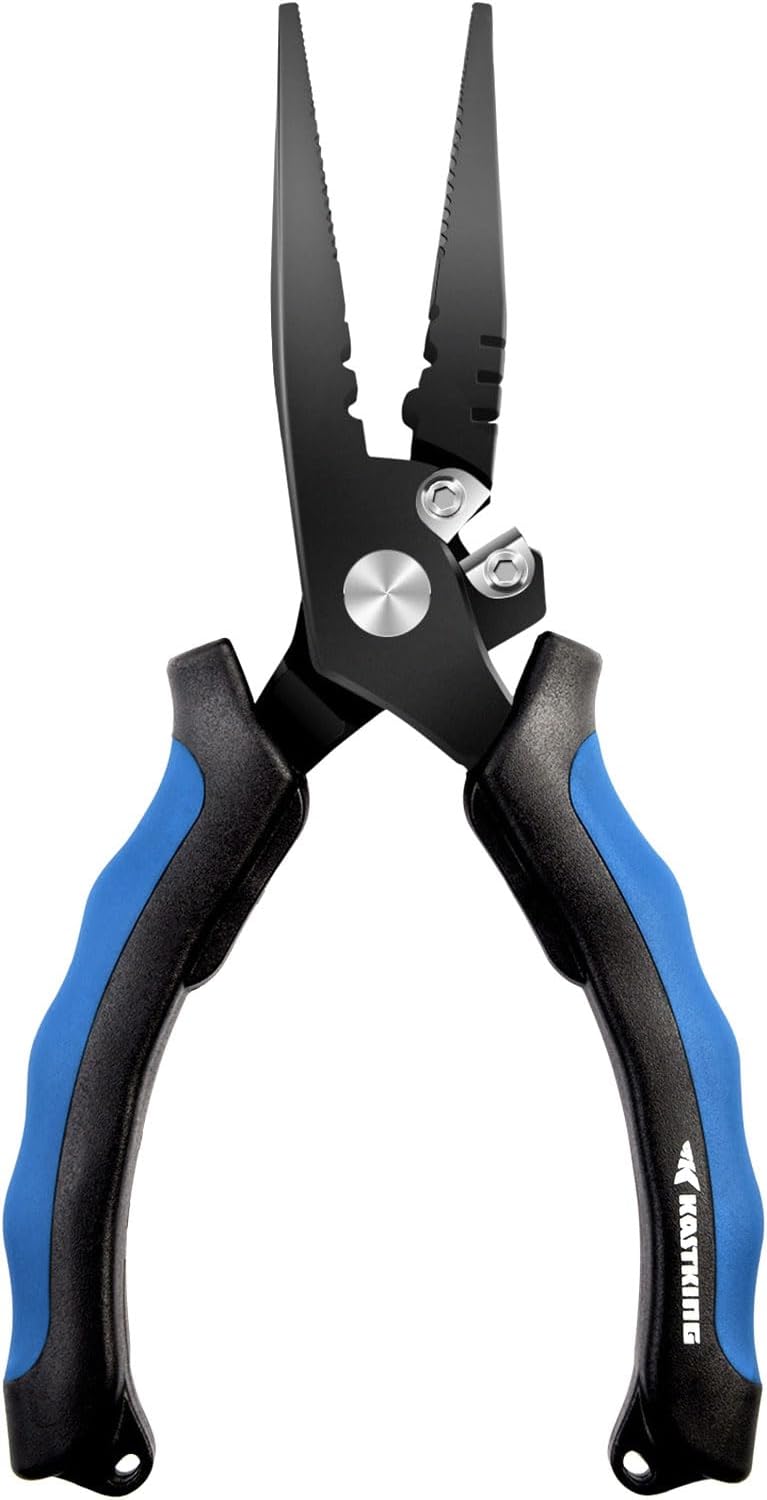 KastKing Intimidator Fishing Pliers, Saltwater Resistant Fishing Gear