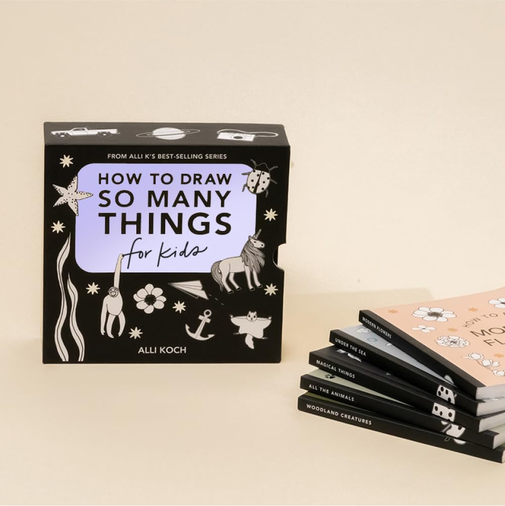 So Many Things: A Box Set of 5 How-to-Draw Books for Kids (Travel Activities Series)