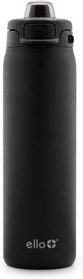 Ello Pop & Fill Insulated Stainless Steel Water Bottle with Quick Fill Lid, Leakproof Locking, Sip or Chug Spout, BPA-Free, Double Wall Vacuum Insulated for Sports, Travel & School- 22oz / 32oz / 40oz