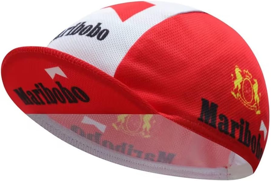 Funny Cycling Cap - Polyester Cartoon Cycling Hat-Under Helmet - Cycling Helmet Liner Breathable&Sweat Uptake