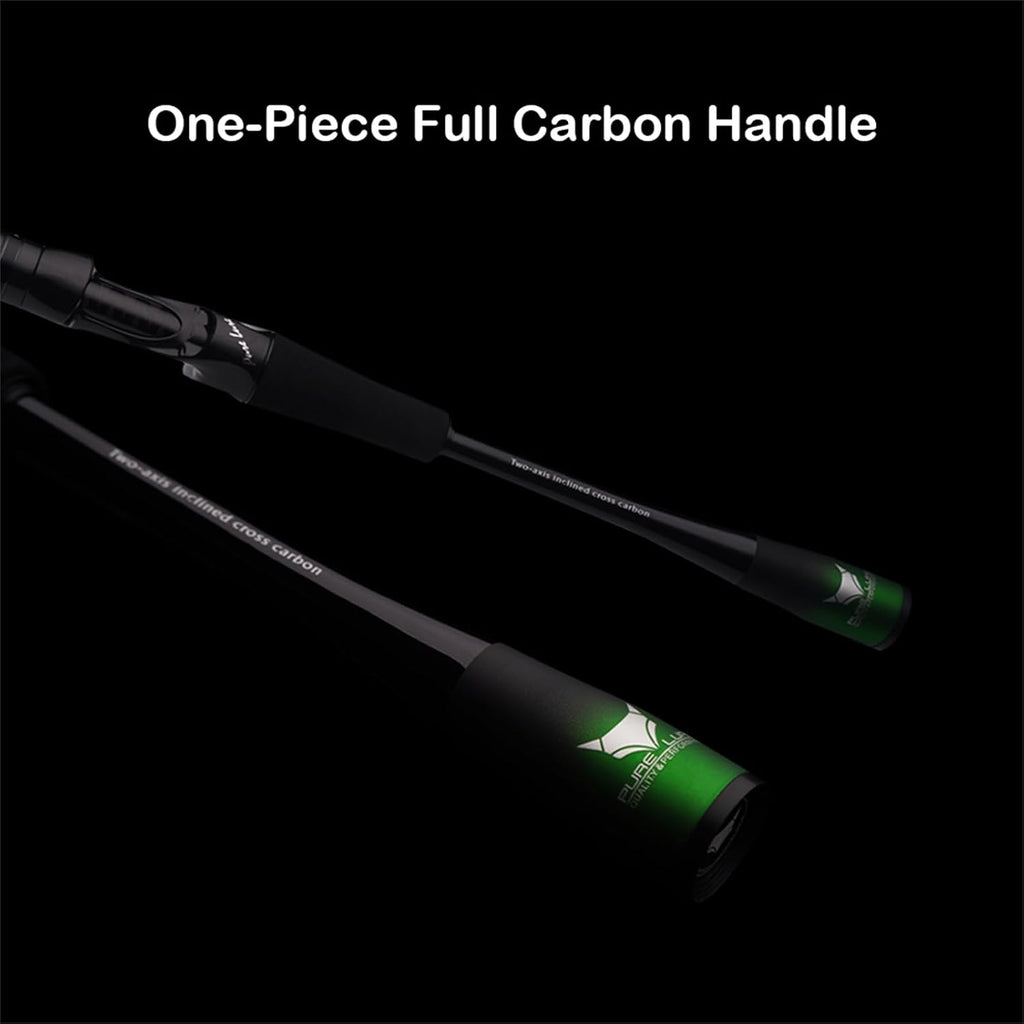 PURELURE Zero Ultralight Fishing Rod Solid Tip Spinning Casting Rod 2pc/5pc