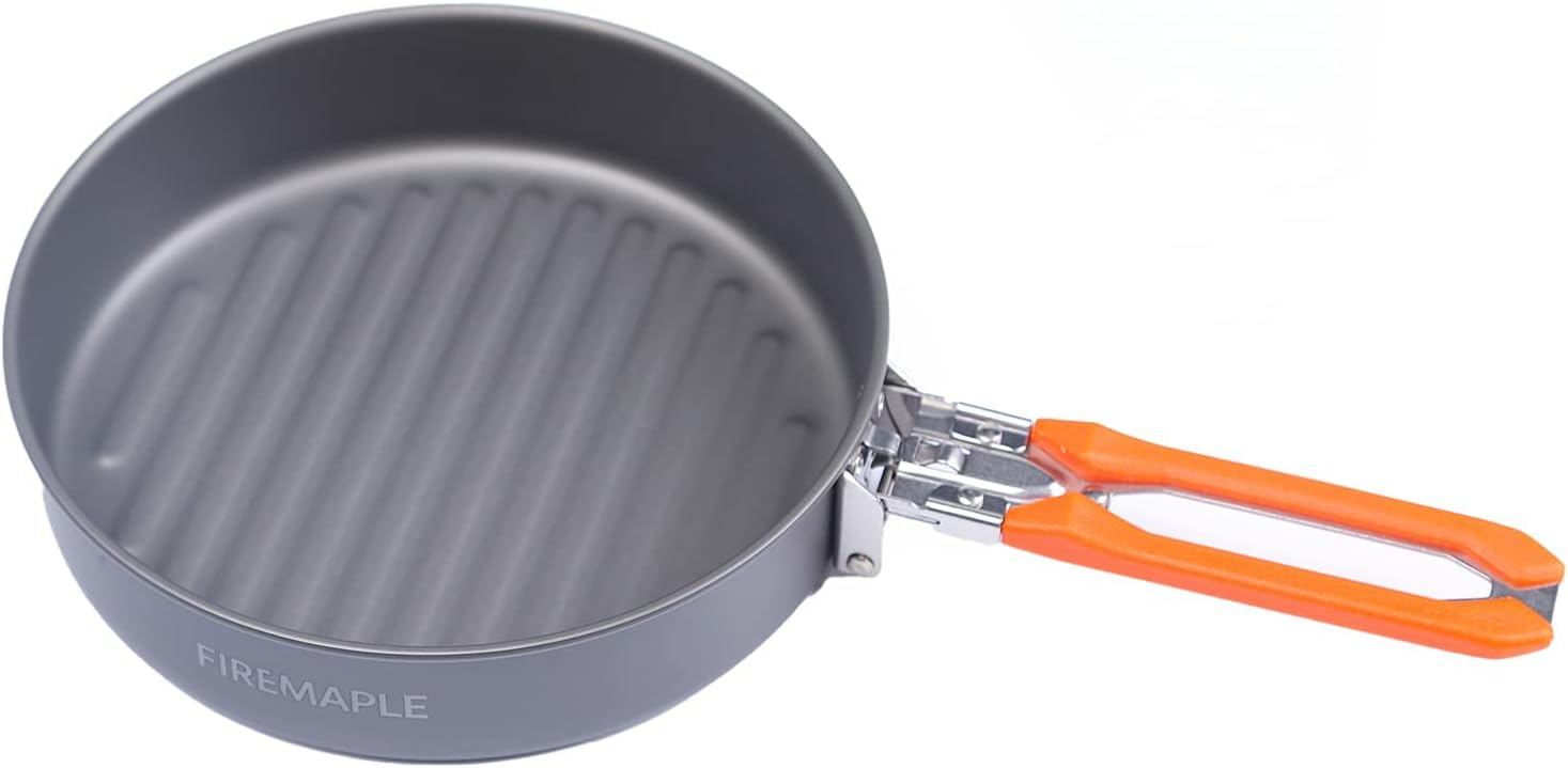 Fire-Maple Feast Outdoor Camping Cookware, Pot and Pan Set Stackable Kit