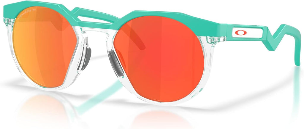 Oakley Sunglasses for Men - OO9242 HSTN High-Bridge, Round Sunglasses PRIZM Lenses