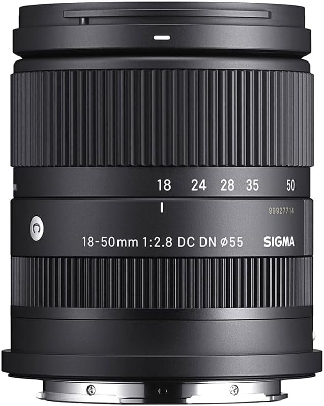 Sigma 18-50mm F2.8 DC DN Contemporary Zoom Lens (for E Mount), Black